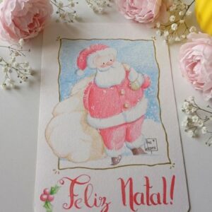 Cartão de Natal do Papai Noel